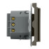 Выключатель карточный Stekker Эмили RSW40-5114-09 антрацит, soft touch 50701