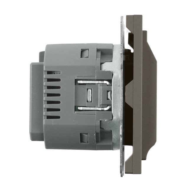 Выключатель карточный Stekker Эмили RSW40-5114-09 антрацит, soft touch 50701