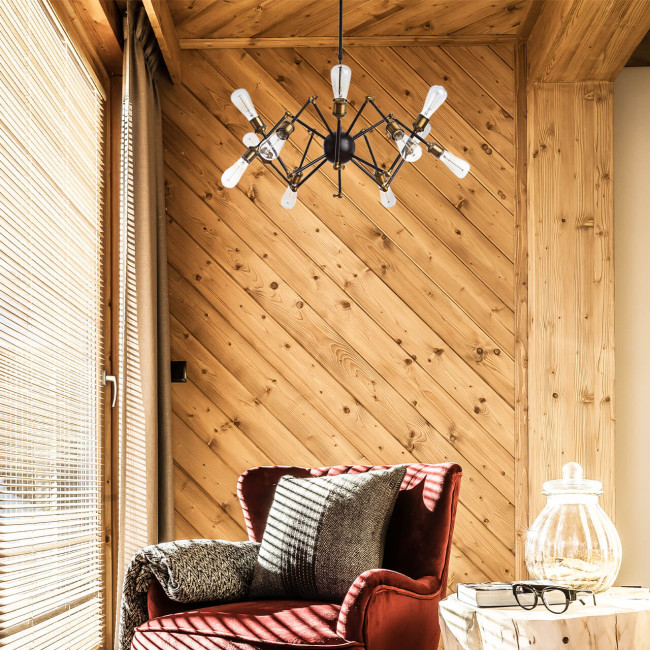 Подвесная люстра Divinare Formica 3037/03 SP-12 Подвесная люстра Divinare Formica 3037/03 SP-12