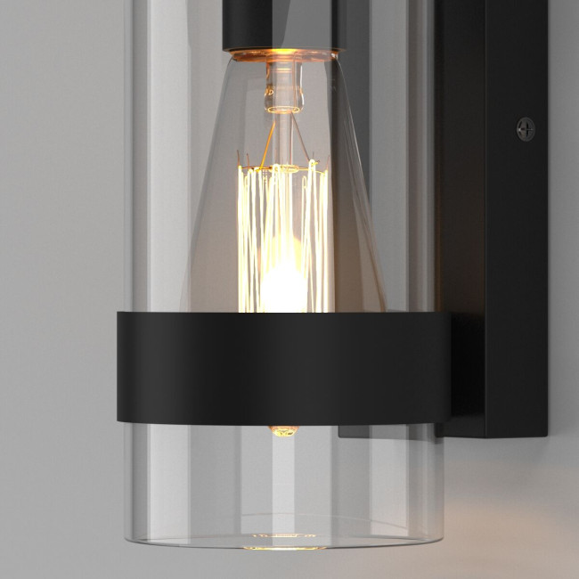 Уличный настенный светильни Elektrostandard Falcon 35167/D черный 4690389195426 a063452 Уличный настенный светильни Elektrostandard Falcon 35167/D черный 4690389195426 a063452