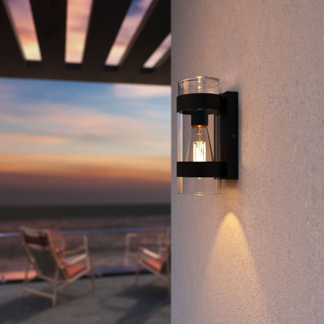 Уличный настенный светильни Elektrostandard Falcon 35167/D черный 4690389195426 a063452 Уличный настенный светильни Elektrostandard Falcon 35167/D черный 4690389195426 a063452