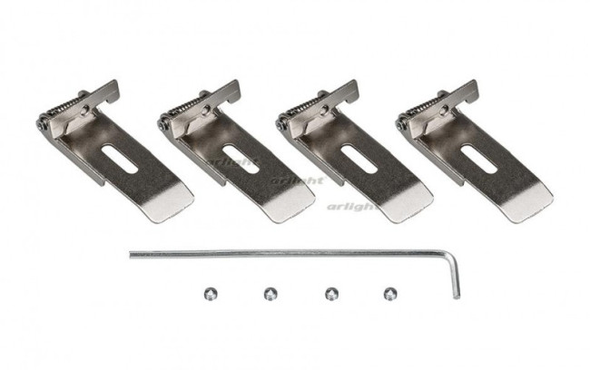 Пружинный держатель Arlight S2-LINIA-F Clip Set 021190 Пружинный держатель Arlight S2-LINIA-F Clip Set 021190