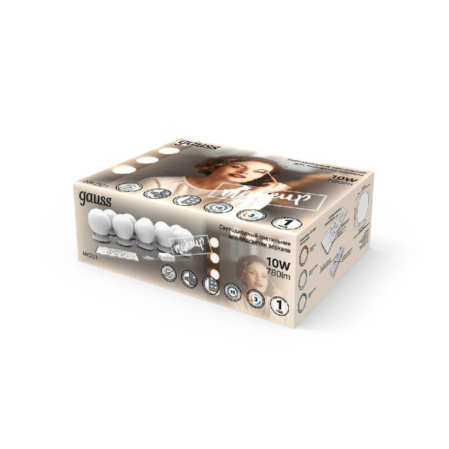 Подсветка для зеркал Gauss Makeup MK001 Подсветка для зеркал Gauss Makeup MK001