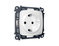 Комплект механизма розетки с/з на винтовых зажимах Ambrella Volt Omega MO126010