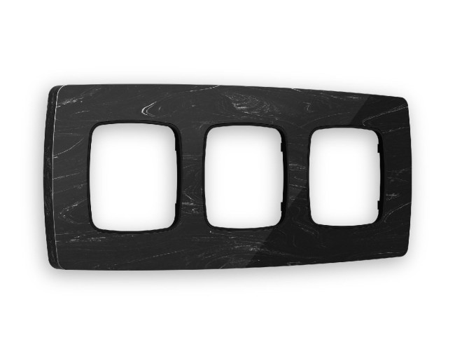 Рамка трехместная Ambrella Volt Opera OF940703 Рамка трехместная Ambrella Volt Opera OF940703