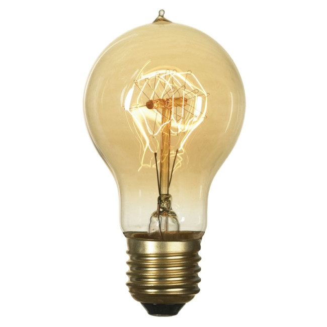 Лампа накаливания Lussole LOFT E27 60W 2700K груша прозрачная GF-E-719 Лампа накаливания Lussole LOFT E27 60W 2700K груша прозрачная GF-E-719