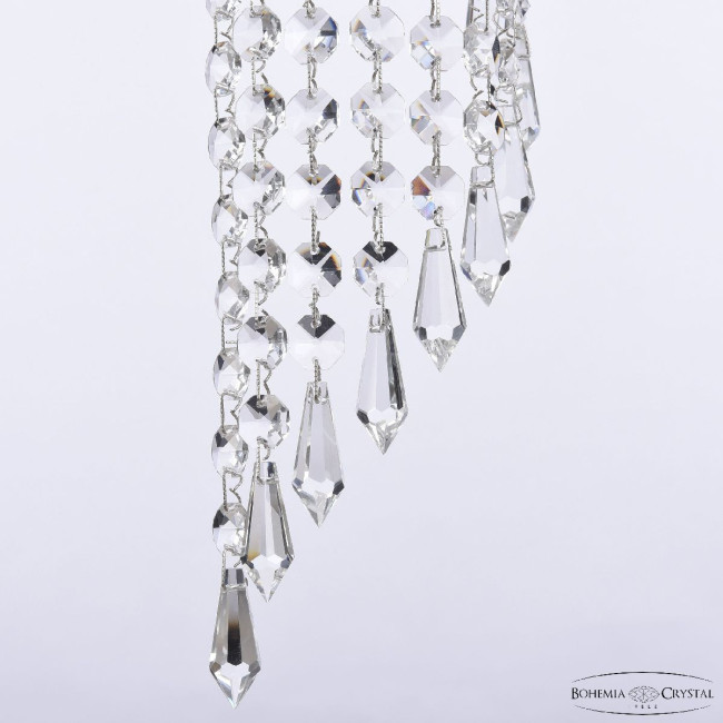 Каскадная люстра Bohemia Ivele Crystal 83211/80IV-250 Ni Каскадная люстра Bohemia Ivele Crystal 83211/80IV-250 Ni