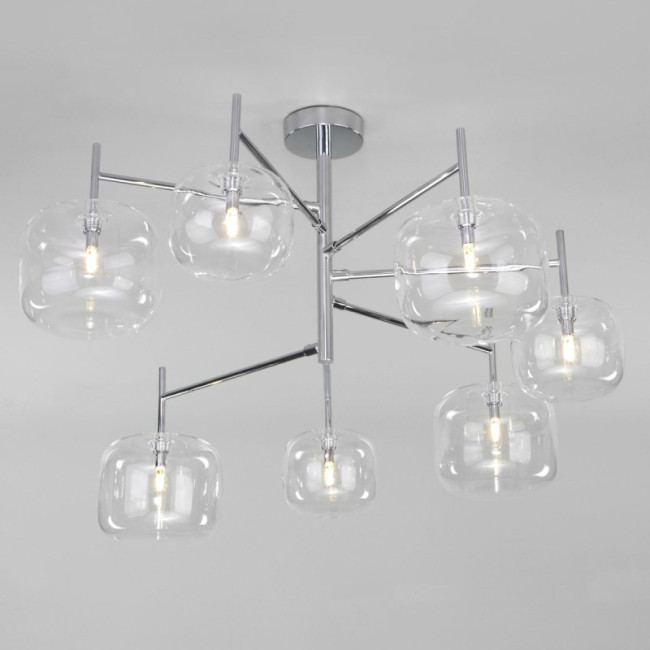 Потолочная люстра Eurosvet Jar 70128/7 хром Потолочная люстра Eurosvet Jar 70128/7 хром