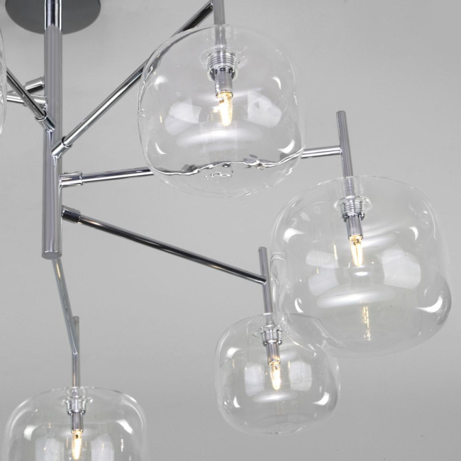 Потолочная люстра Eurosvet Jar 70128/7 хром Потолочная люстра Eurosvet Jar 70128/7 хром