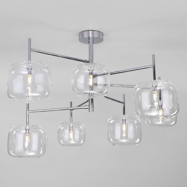 Потолочная люстра Eurosvet Jar 70128/7 хром Потолочная люстра Eurosvet Jar 70128/7 хром