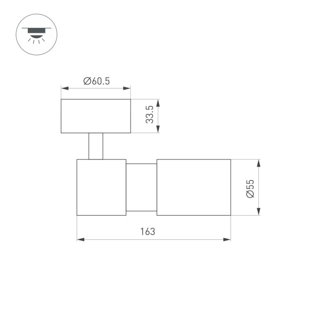 Спот Arlight SP-ARTEMIS-SURFACE-FLAP-R55-12W Warm2700 (BK, 8-80 deg, 230V) (IP20 Металл) 062105 Спот Arlight SP-ARTEMIS-SURFACE-FLAP-R55-12W Warm2700 (BK, 8-80 deg, 230V) (IP20 Металл) 062105