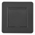 Комплект розетки с/з и шторками, защитной крышкой и рамкой Arte Milano SET16-1-41-1 black