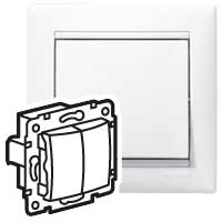 Выключатель двухклавишный Legrand Valena Classic 694265 Выключатель двухклавишный Legrand Valena Classic 694265
