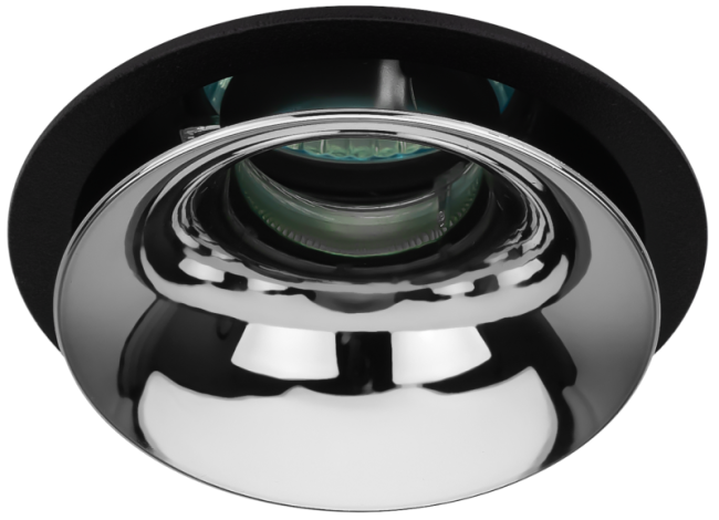 Встраиваемый светильник Эра KL103 BK/CH Б0056355 Встраиваемый светильник Эра KL103 BK/CH Б0056355