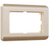 Рамка для двойной розетки Werkel Stream шампань W0082111 4690389162572