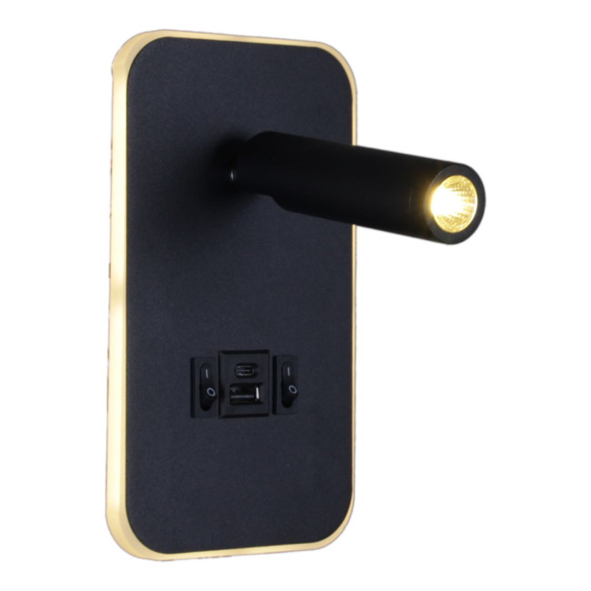 Спот Reluce 86204-9.2-001KT LED12W+USB BK Спот Reluce 86204-9.2-001KT LED12W+USB BK