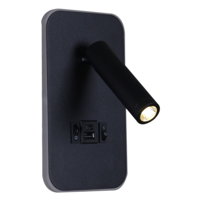 Спот Reluce 86204-9.2-001KT LED12W+USB BK Спот Reluce 86204-9.2-001KT LED12W+USB BK