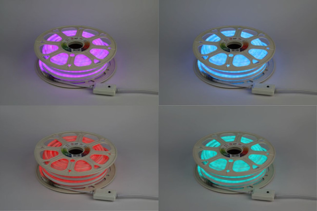 Светодиодная неоновая лента Эра N5050-72-IP67-220V-20m-RGB Б0053983 Светодиодная неоновая лента Эра N5050-72-IP67-220V-20m-RGB Б0053983