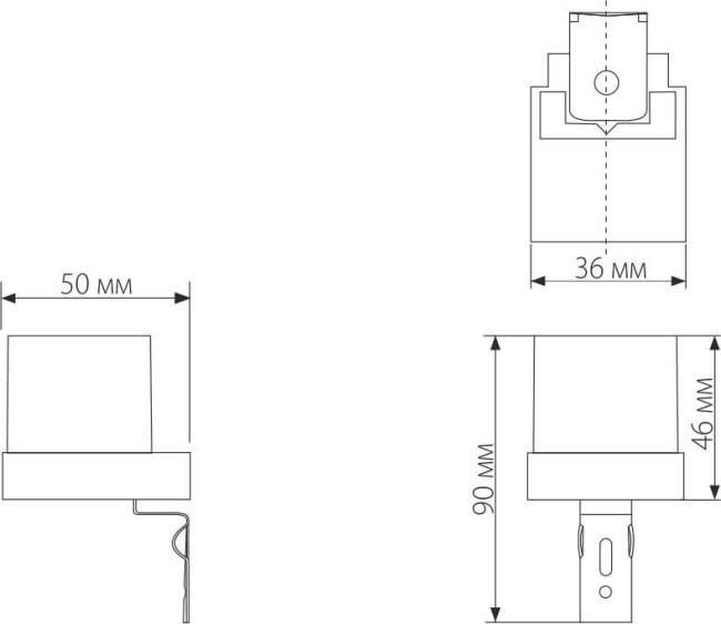 Датчик освещенности SNS-L-06 1200W IP44 Белый 4690389032011 Датчик освещенности SNS-L-06 1200W IP44 Белый 4690389032011