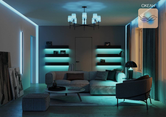 Лампа светодиодная диммируемая Gauss E27 10W 2700-6500K RGBW матовая 1180112