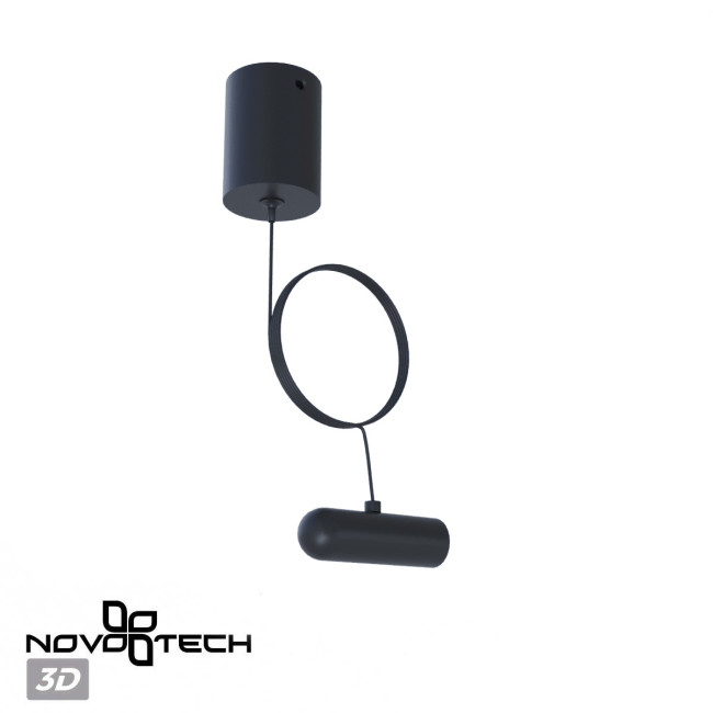 База накладная для ввода питания с заглушкой и проводом-подвесом (длина провода  -  2 м) Novotech Konst Glat 359385