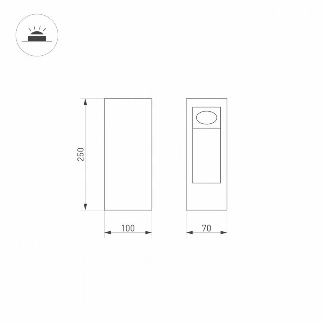 Садовый светильник Arlight Lgd-mark-boll 029975 Садовый светильник Arlight Lgd-mark-boll 029975