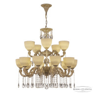 Подвесная люстра Bohemia Ivele Crystal AL79101/10+5/250/2D A WMG P1 U Wave Подвесная люстра Bohemia Ivele Crystal AL79101/10+5/250/2D A WMG P1 U Wave