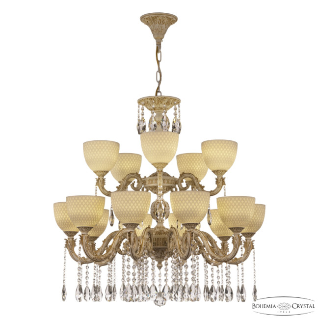 Подвесная люстра Bohemia Ivele Crystal AL79101/10+5/250/2D A WMG P1 U Wave Подвесная люстра Bohemia Ivele Crystal AL79101/10+5/250/2D A WMG P1 U Wave