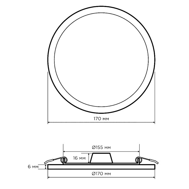 Встраиваемая светодиодная панель Apeyron 06-21 Встраиваемая светодиодная панель Apeyron 06-21