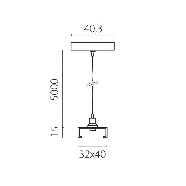 Подвес скрытый тип D треку 5040xx-(F)/(R) 5 м Quattro Lightstar 504196-FR2 Подвес скрытый тип D треку 5040xx-(F)/(R) 5 м Quattro Lightstar 504196-FR2