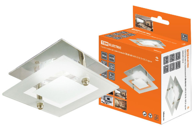 Встраиваемый светильник TDM Electric СВ 05-01 SQ0359-0016
