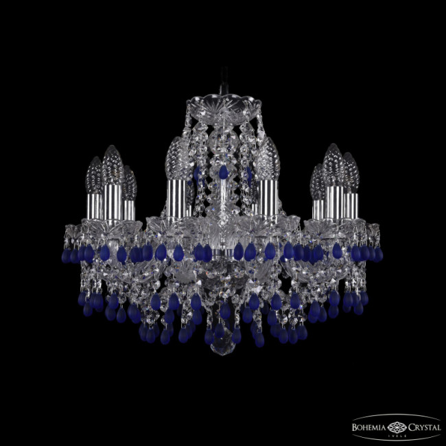 Подвесная люстра Bohemia Ivele Crystal 1410/10/160 Ni V3001 Подвесная люстра Bohemia Ivele Crystal 1410/10/160 Ni V3001