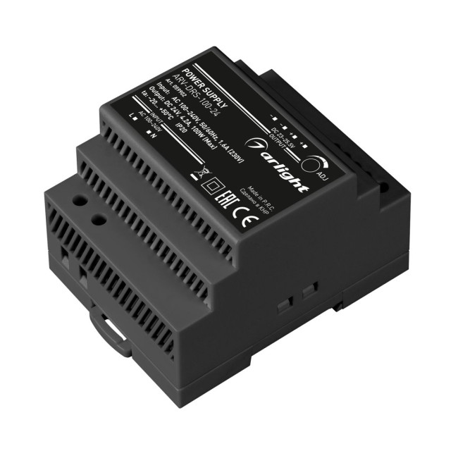 Блок питания Arlight ARV-DRS-100-24 (24V, 4.2A, 100W) (IP20 DIN-рейка) 059902 Блок питания Arlight ARV-DRS-100-24 (24V, 4.2A, 100W) (IP20 DIN-рейка) 059902
