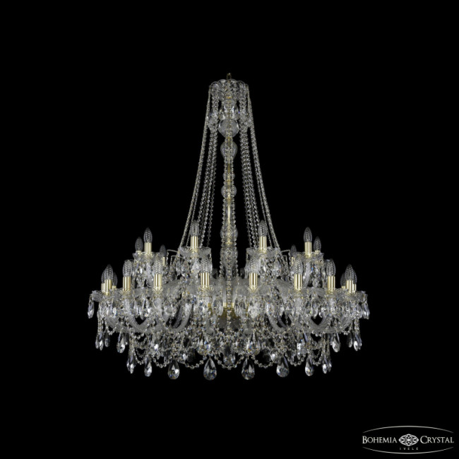 Подвесная люстра Bohemia Ivele Crystal 1411/20+10/400/h-130 G
