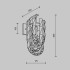 Бра Modelux ML.6621.02 CR Бра Modelux ML.6621.02 CR