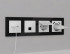 Комплект механизма компьютерной розетки RJ-45 экранированной с автоматической защитной шторкой Alfa Белый матовый Quant Ambrella Volt MA132005 (AP1320, VM185)