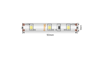Светодиодная лента SWG Standard 12В 2835 4,8Вт/м 2700-3200K 5м IP66 SWG260-12-4.8-WW-66-M 019158 Светодиодная лента SWG Standard 12В 2835 4,8Вт/м 2700-3200K 5м IP66 SWG260-12-4.8-WW-66-M 019158