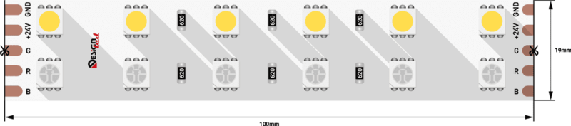 Светодиодная лента DesignLed DSG5120-24-RGB+NW-33 001205 Светодиодная лента DesignLed DSG5120-24-RGB+NW-33 001205