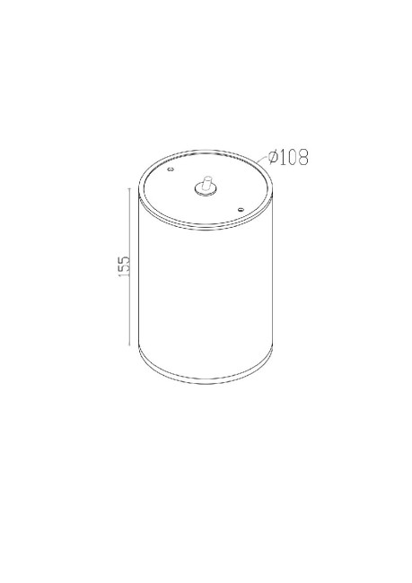 Уличный потолочный светильник Maytoni Bar O306CL-L12GF
