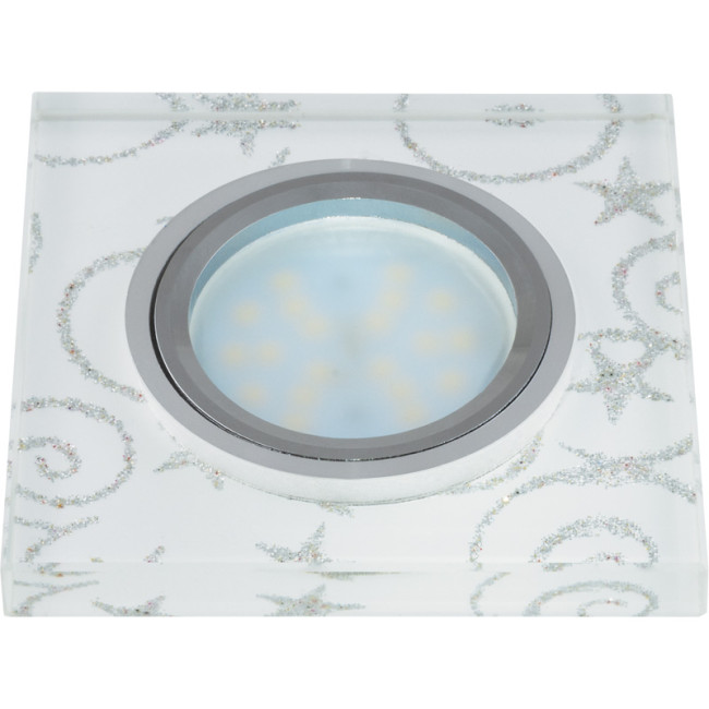 Встраиваемый светильник Fametto Peonia DLS-P203 GU5.3 CHROME/WHITE 10127 Встраиваемый светильник Fametto Peonia DLS-P203 GU5.3 CHROME/WHITE 10127