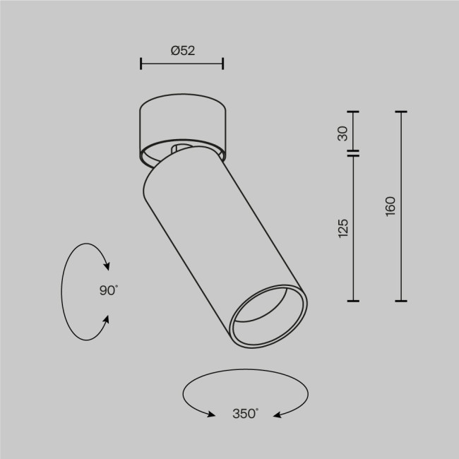 Спот Maytoni Technical Focus Led C055CL-L12W4K-SS-B Спот Maytoni Technical Focus Led C055CL-L12W4K-SS-B