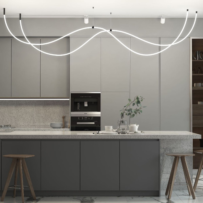 Подвесной трос для круглого гибкого неона Elektrostandard Full light FL 2830 черный 4690389196010 a063441