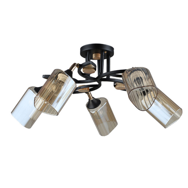 Потолочная люстра Arte Lamp Glamore A5076PL-5BK Потолочная люстра Arte Lamp Glamore A5076PL-5BK