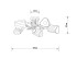 Потолочная люстра Arte Lamp Glamore A5076PL-5BK Потолочная люстра Arte Lamp Glamore A5076PL-5BK