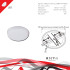 Встраиваемый светильник Reluce 70603-9.0-001OL LED8W WH 4000K Встраиваемый светильник Reluce 70603-9.0-001OL LED8W WH 4000K