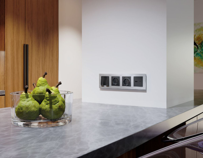 Рамка двухместная Ambrella Volt Platos AF550102 Рамка двухместная Ambrella Volt Platos AF550102