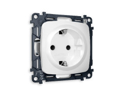 Комплект механизма розетки с/з со шторками Ambrella Volt Omega MO127010