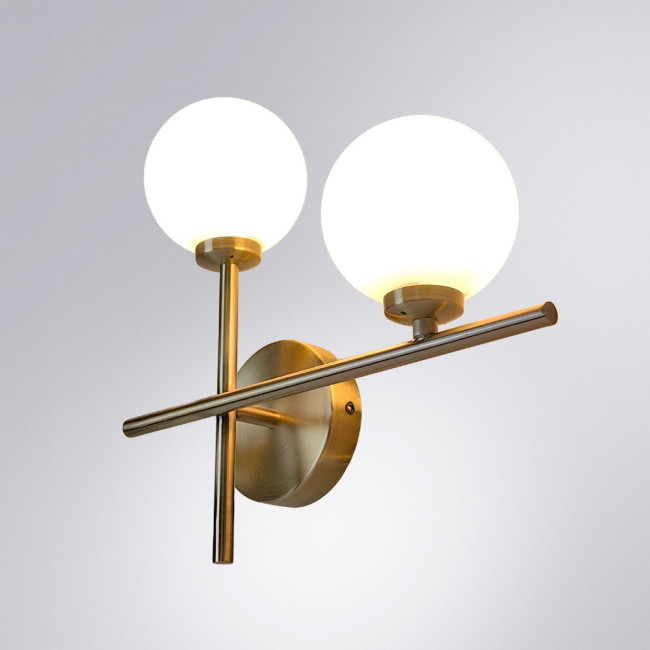 Бра Arte Lamp Bolla-piccolo A3989AP-2AB Бра Arte Lamp Bolla-piccolo A3989AP-2AB