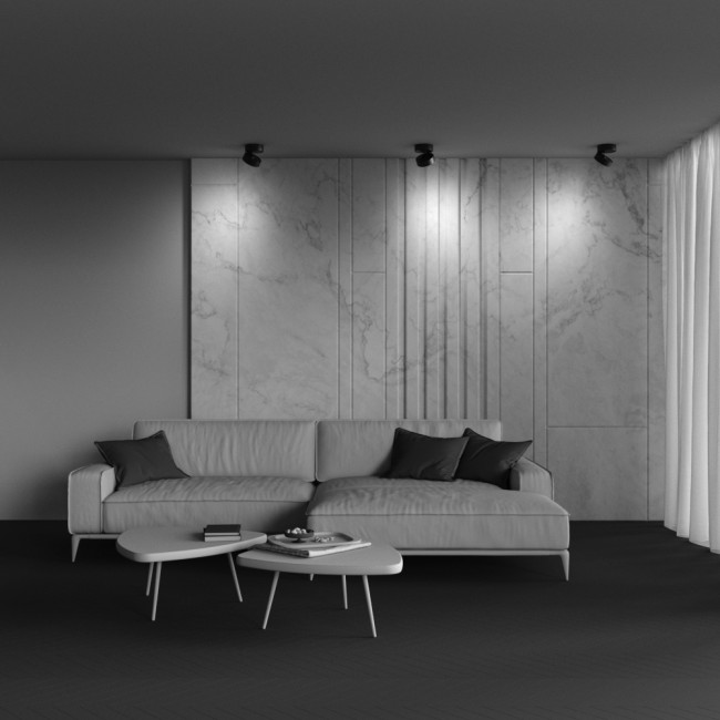 Накладной спот Maytoni Onda C024CL-18W3K-B-1