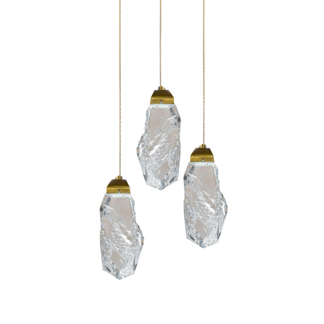 Подвесной светильник 111-3P gold